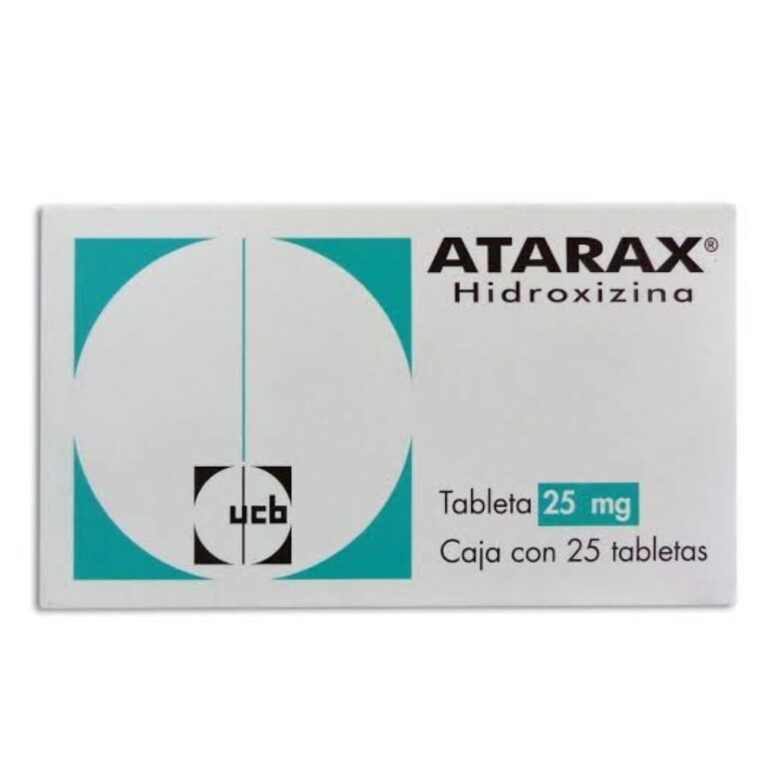 Ficha técnica Atarax 25 mg: Comprimidos recubiertos con película