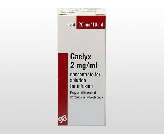 Ficha Técnica Caelyx: Concentrado para Solución para Perfusión – 2 mg/mL (Pegylated Liposomal)