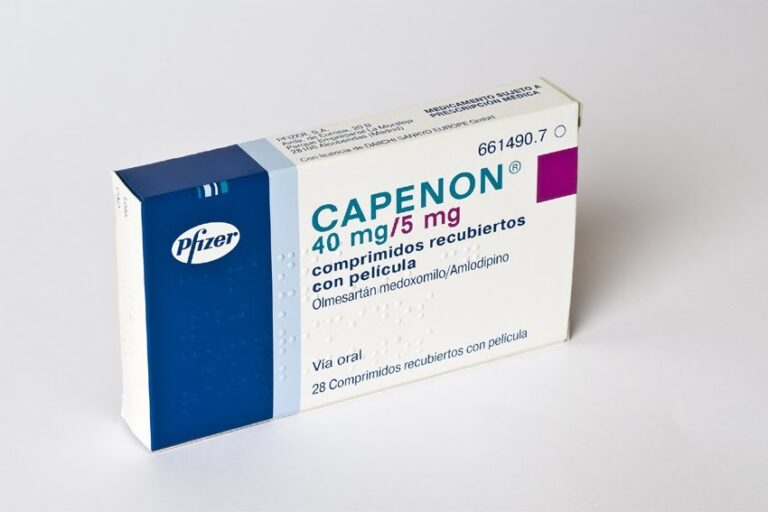 Ficha Técnica Capenon 20 mg/5 mg: Comprimidos Recubiertos con Película | Información y usos