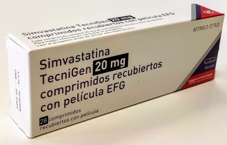 Ficha Técnica: Comprimidos Recubiertos con Película EFG- Sebastina Viatris 20 mg