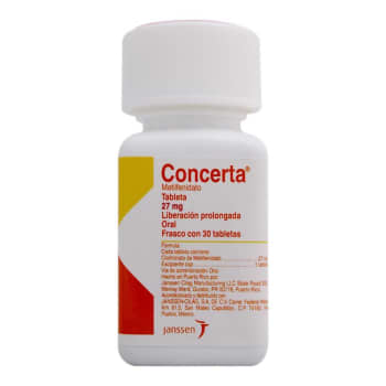 Ficha Técnica: Concerta 27 mg – Comprimidos de Liberación Prolongada