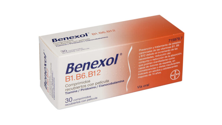 Ficha Técnica de Benexol B1-B6-B12 Comprimidos Recubiertos con Película