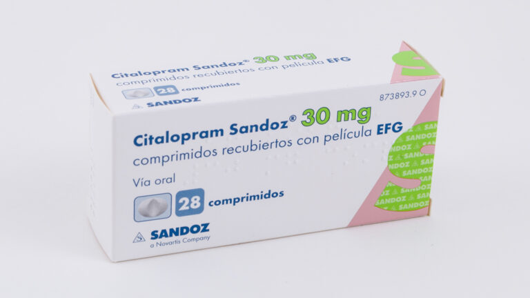 Ficha Técnica de Citalopram Sandoz 30 mg: Comprimidos Recubiertos – EFG