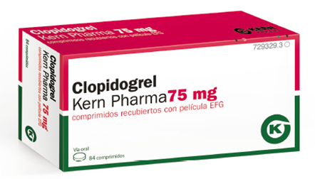 Ficha técnica de Clopidogrel Tarbis 75 mg: Comprimidos recubiertos con película EFG