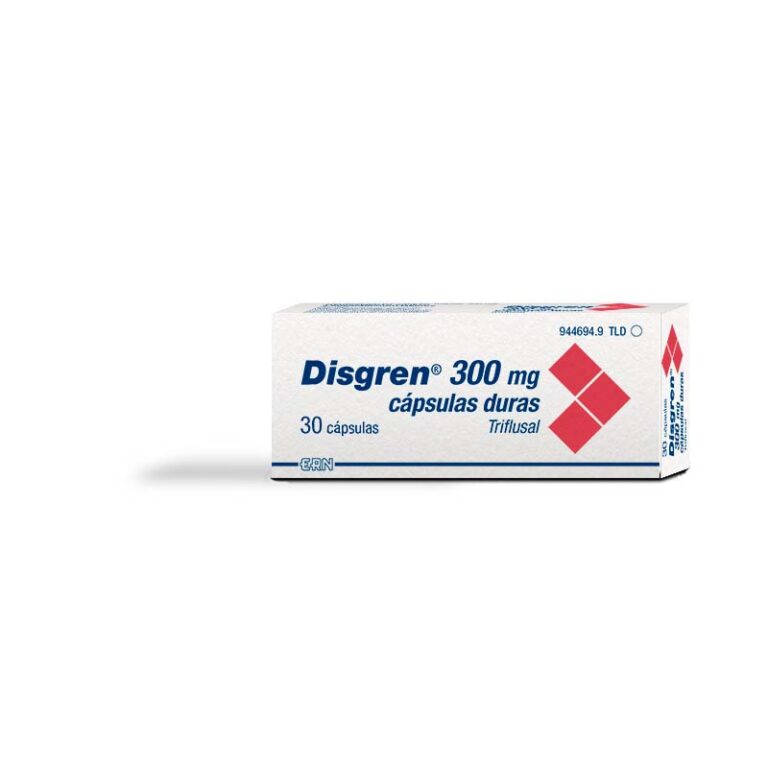 Ficha Técnica de Disgren 300 mg: ¿Para qué sirven las cápsulas duras?