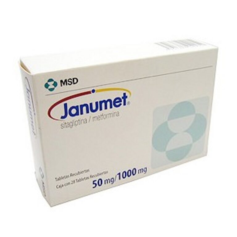 Ficha Técnica de Janumet 50 mg/1000 mg: Comprimidos Recubiertos con Película