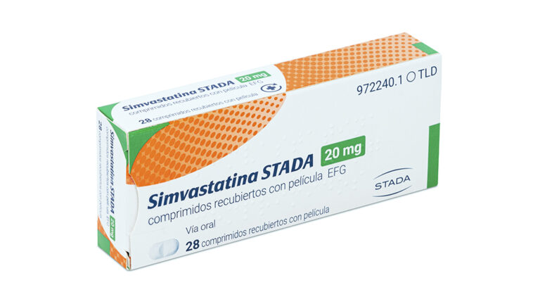 Ficha técnica de la simvastatina Stada 20 mg: Comprimidos recubiertos con película (EFG)