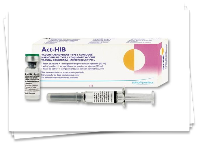 Ficha técnica de la vacuna Haemophilus b (ACT-HIB) en polvo y disolvente para solución inyectable.