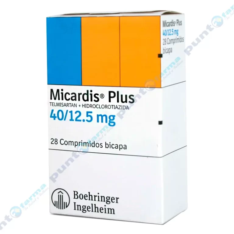 Ficha técnica de Micardis Plus 40/12.5: Como tomar los comprimidos