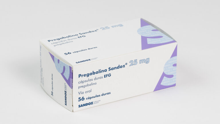 Ficha Técnica de Pregabalina Sandoz 25 mg: Capsulas Duras EFG