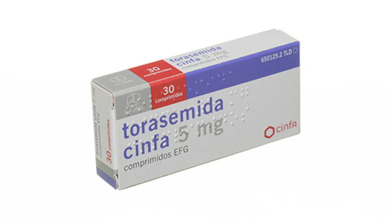 Ficha Técnica de Torasemida 5 mg – Cinfa: Comprimidos EFG y más información