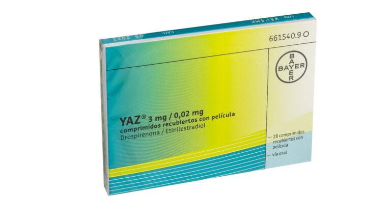 Ficha técnica de YAZ 3mg/0,02mg: Comprimidos anticonceptivos recubiertos con película