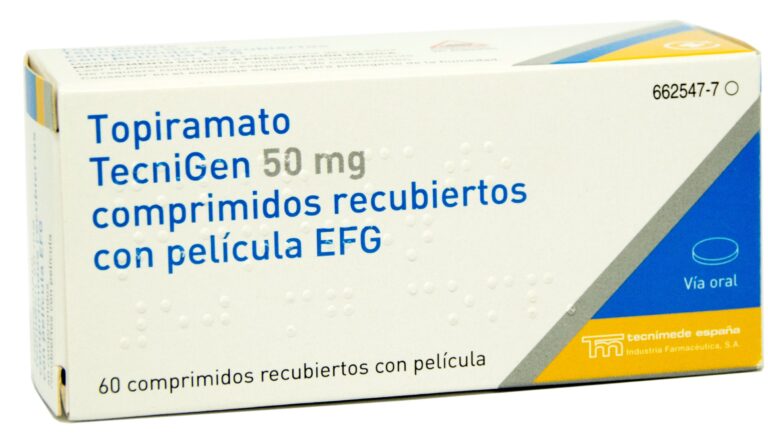 Ficha técnica del Topiramato Aristogen 50 mg: Comprimidos recubiertos con película EFG