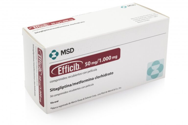Ficha Técnica Efficib 50 mg/1000 mg: información sobre sus comprimidos recubiertos con película
