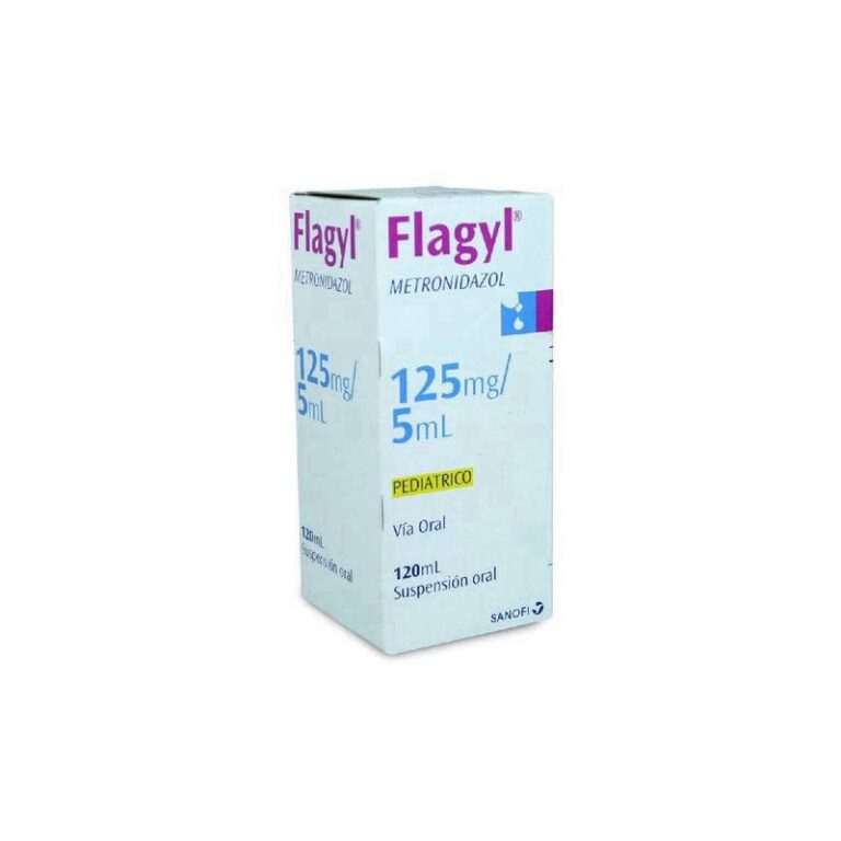 Ficha Técnica Flagyl 125 mg 5ml para Canarios – Solución para Perfusión