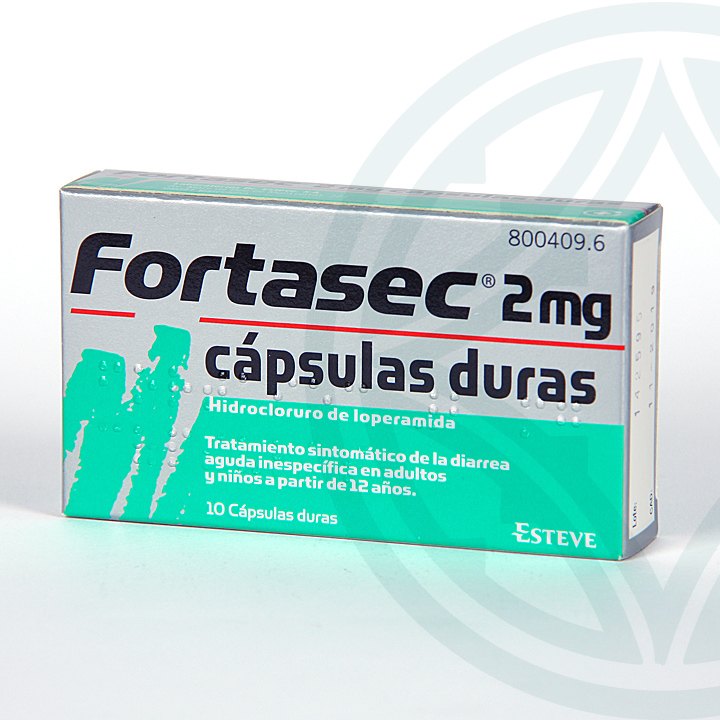 Ficha técnica Fortasec: beneficios y precauciones con las cápsulas duras de 2 mg