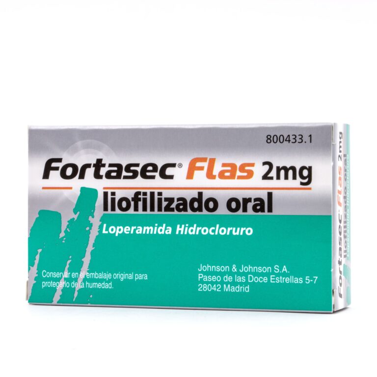 Ficha Técnica Fortasec Flas 2 mg: Información sobre el liofilizado oral