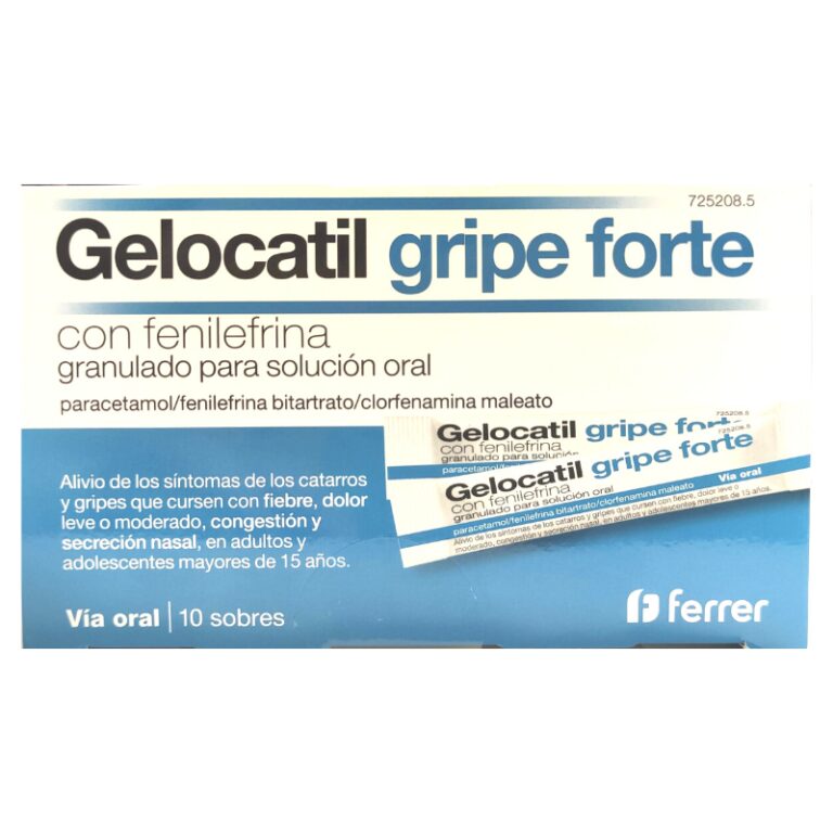 Ficha Técnica Gelocatil Gripe Forte: Composición y Uso