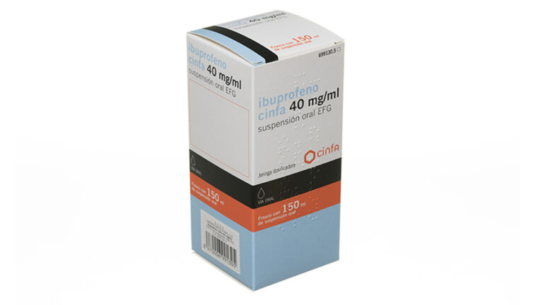 Ficha Técnica Ibuprofeno Cinfa 40 mg/ml: Suspensión Oral EFG – Dosis, Ingredientes y Usos
