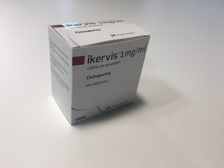 FICHA TECNICA IKERVIS 1 mg/ml: Colirio en Emulsión con Ciclosporina 2 Oftálmica