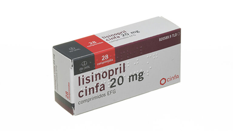 Ficha Técnica Lisinopril Cinfa 20 mg: Comprimidos EFG de 5 mg