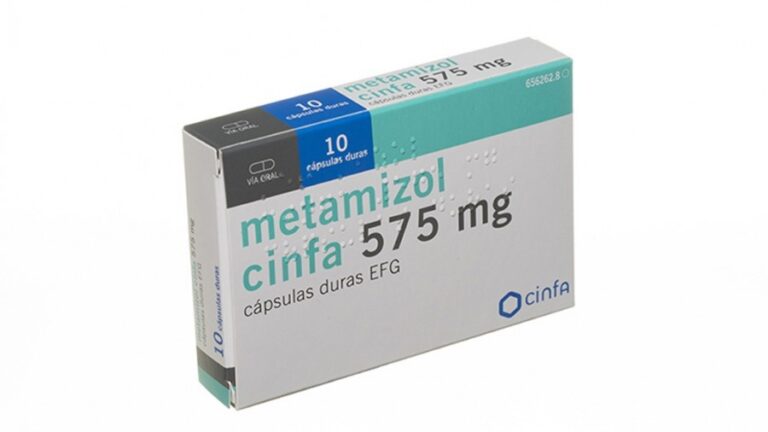 Ficha Técnica: Metamizol Aristo 575 mg – Principio Activo en Cápsulas EFG