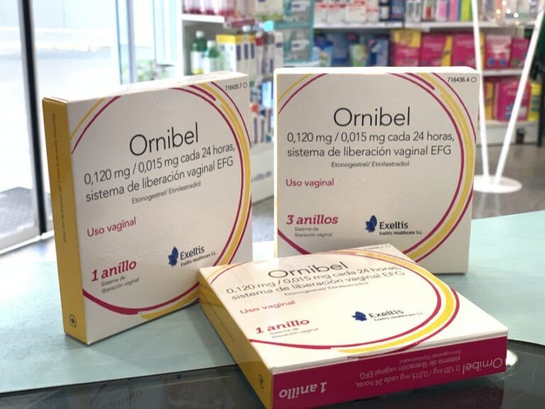 Ficha técnica Ornibel 0,120 mg/0,015 mg- Sistema de Liberación Vaginal EFG