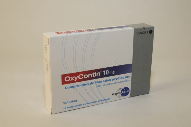 Ficha Técnica: OxyContin 10 mg – Comprimidos de Liberación Prolongada