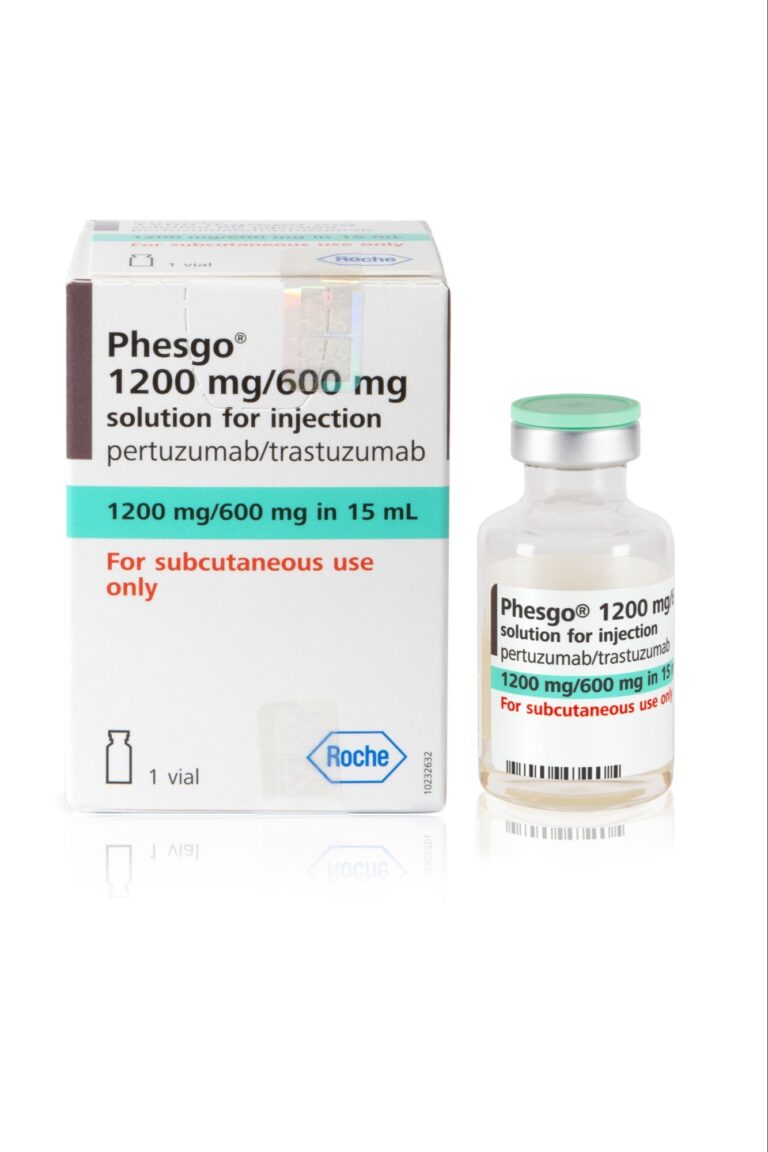 Ficha técnica PHESGO 600 mg/600 mg solución para inyección: todo lo que debes saber