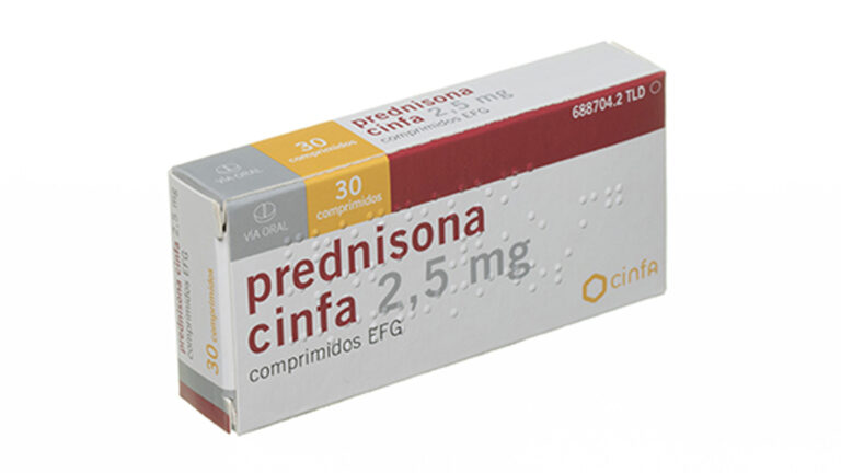 Ficha Técnica Prednisona Cinfá 2,5 mg: Información detallada sobre este medicamento