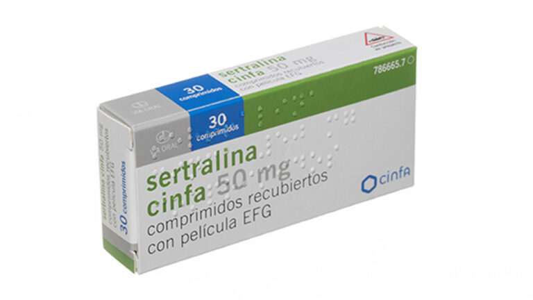 Ficha técnica Sertralina Cinfa 50 mg: Comprimidos recubiertos con película EFG