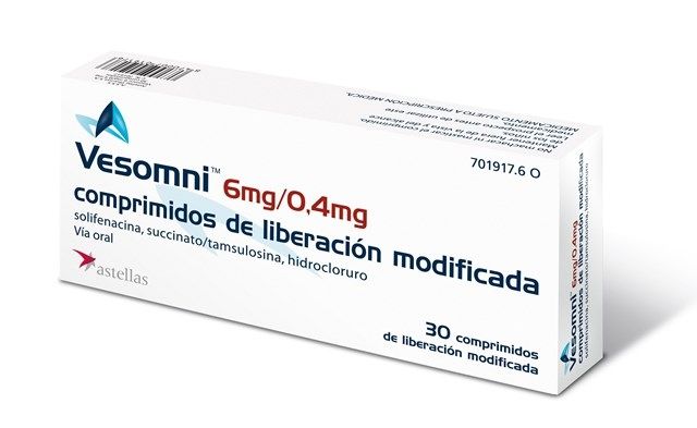 Ficha Técnica Vesomni: Comprimidos de Liberación Modificada para VESOMNI 6mg/0,4mg y Alcohol