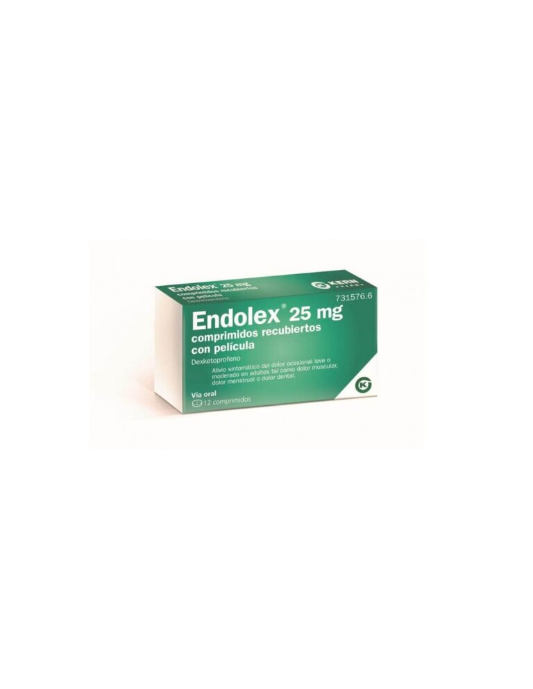 Ficha Técnica y Características de las Películas Recubiertas con Endolex 25 mg