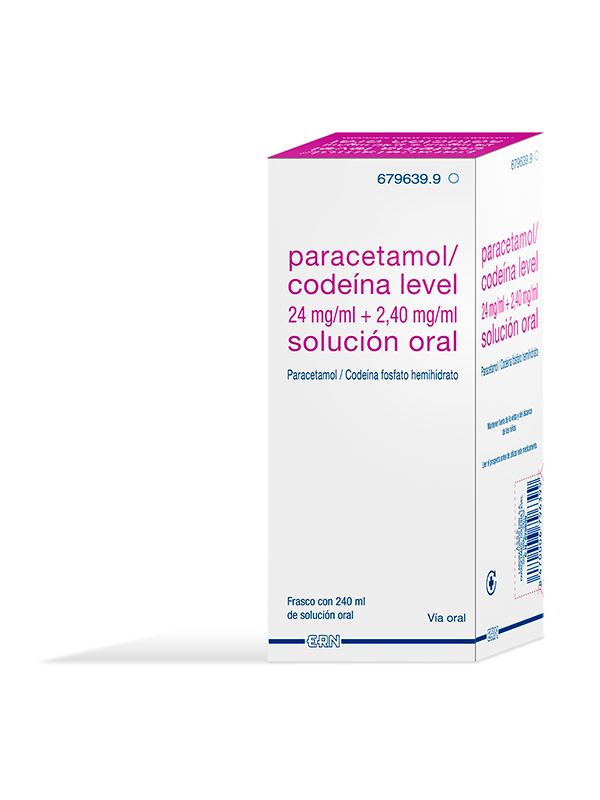 Fiorinal Codeína Retirado: Ficha Técnica de Paracetamol/Codeína Level Solución Oral