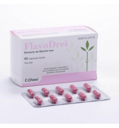 Flavodrei 40 mg Capsulas Duras | Menocare Efectos Secundarios | Prospecto del Medicamento