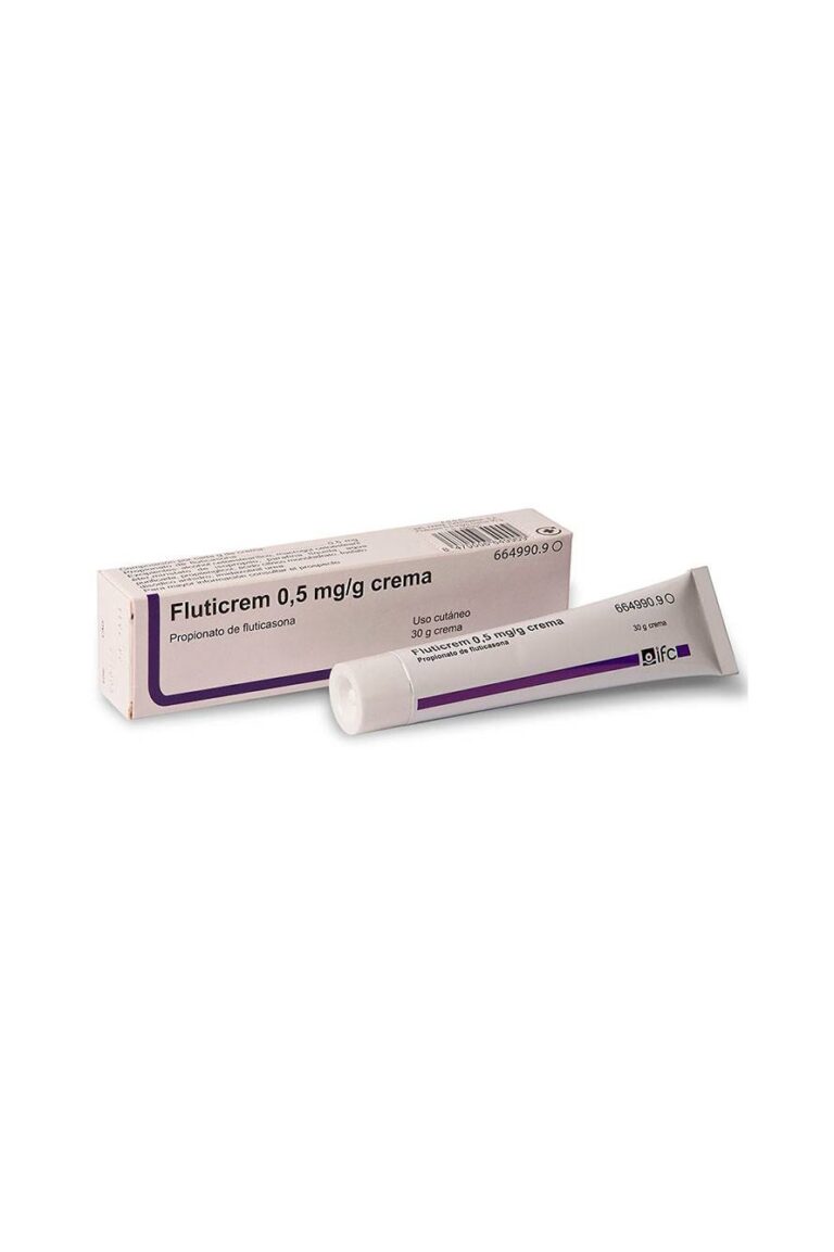 Fluticrem sin receta precio: Prospecto y beneficios de Flunutrac 0,5 mg/g crema