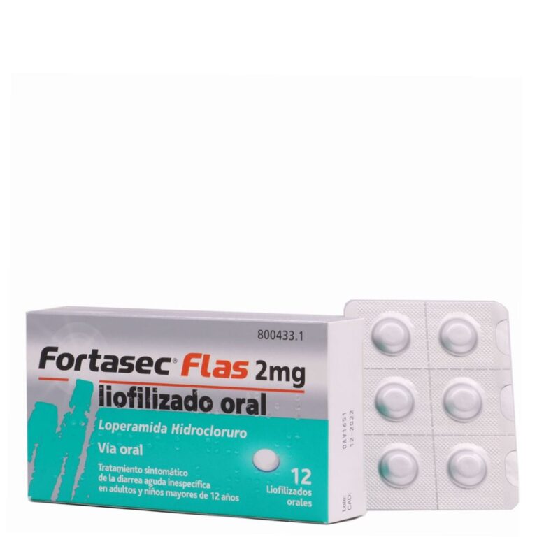 Fortasec Flas 2 mg: Prospecto y Uso Oral del Liofilizado