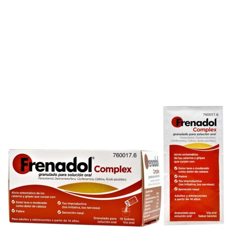 Frenadol Complex: Efectos Secundarios, Ficha Técnica y Modo de Uso – Granulado para Solución Oral