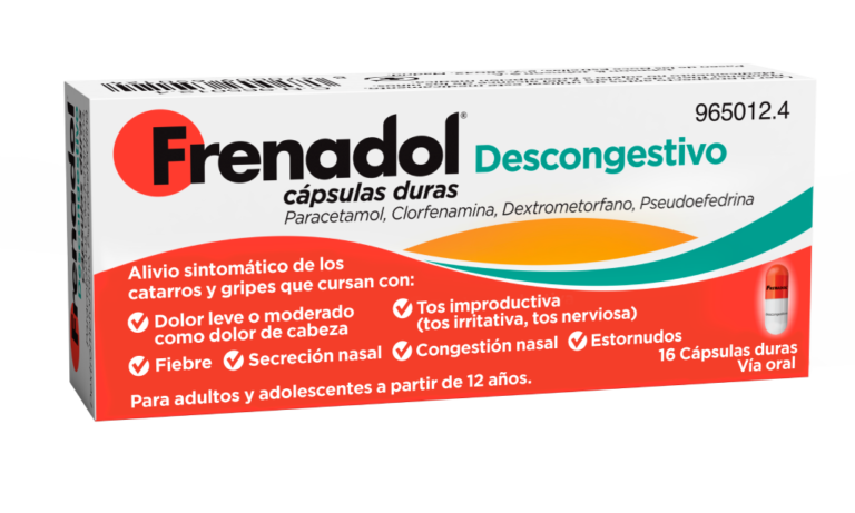 Frenadol Descongestivo: Prospecto, Capsulas Duras e Información Completa