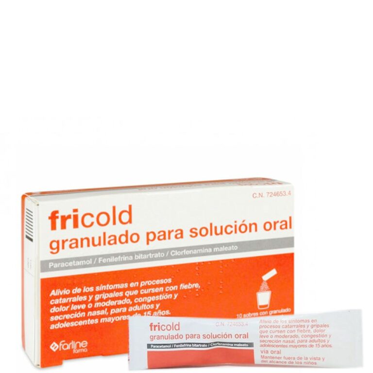 FRICOLD Granulado para Solución Oral: Prospecto y Uso