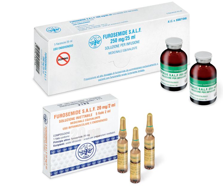 Furosemida Sala 250 mg / 25 ml: Infusiones Diarias Recomendadas y Ficha Técnica EFG