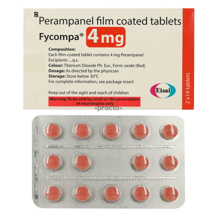 Fycompa 4 mg: Información y presentación de comprimidos recubiertos con película