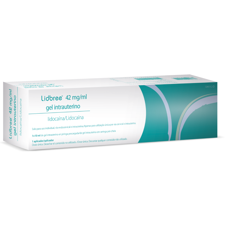 Gel anestésico íntimo: prospecto del Lidbree 42 mg/ml gel intrauterino