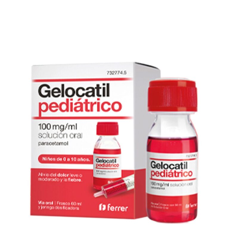 Gelocatil Pediatrico: Dosis y Prospecto de la Solución Oral 100mg/ml