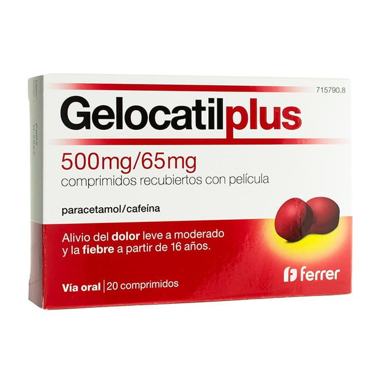 Gelocatil Plus 500 mg/65 mg Comprimidos Recubiertos con Película: La guía completa y efectiva con cafeína