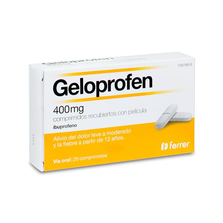 Geloprofen: ¿Para qué sirve? – Prospecto Ibuprofeno (Lisina) Mylan 400 mg Cápsulas Blandas EFG