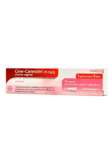 Gine Canesten Crema Vaginal – Ficha Técnica y Dosificación