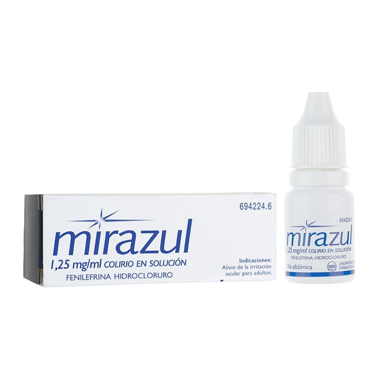Gotas Azules para los Ojos: Prospecto, dosis y Aplicación – Mirazul 1,25 mg/mL Colirio en Solución