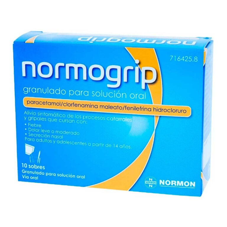 Gripalnorm prospecto: Para qué sirve el granulado para solución oral de paracetamol/fenilefrina/clorfenamina Sandoz Care