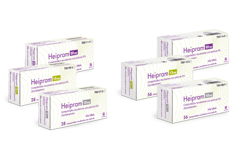 Heipram 10 mg: Prospecto, Comprimidos Recubiertos con Película EFG